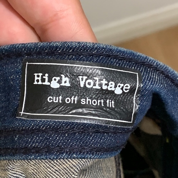 ❤️ Volcom Jeans High Voltage Cut Off Shorts - Picture 9 of 11